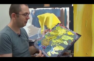 acryl schilderij overschilderen