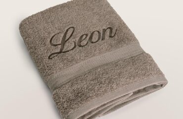 naam borduren op handdoek