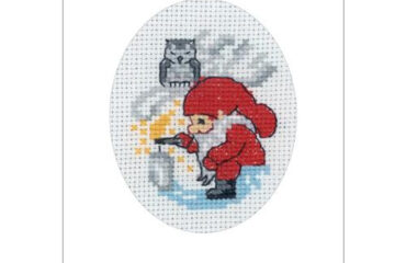 kerstkaarten borduren