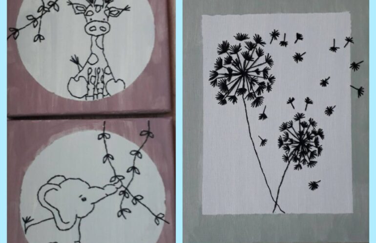 canvas borduren