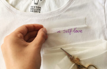 letters borduren op kleding